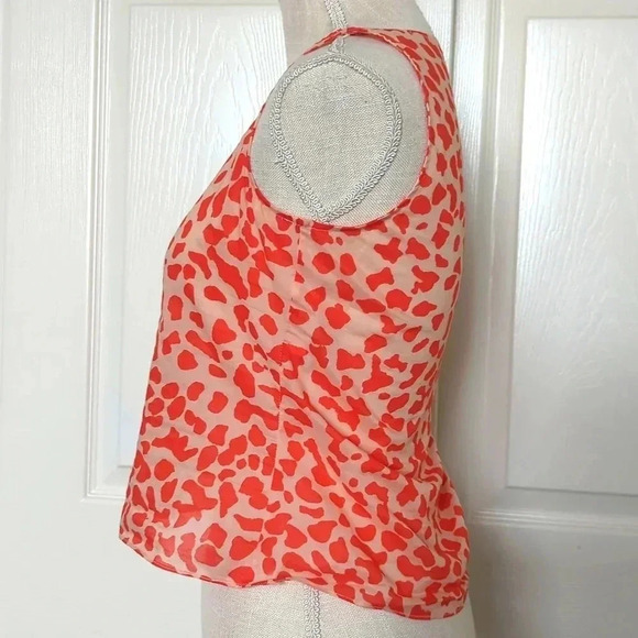 Diane vonFurstenberg Silk Giraffe Print Tank - Picture 2 of 5